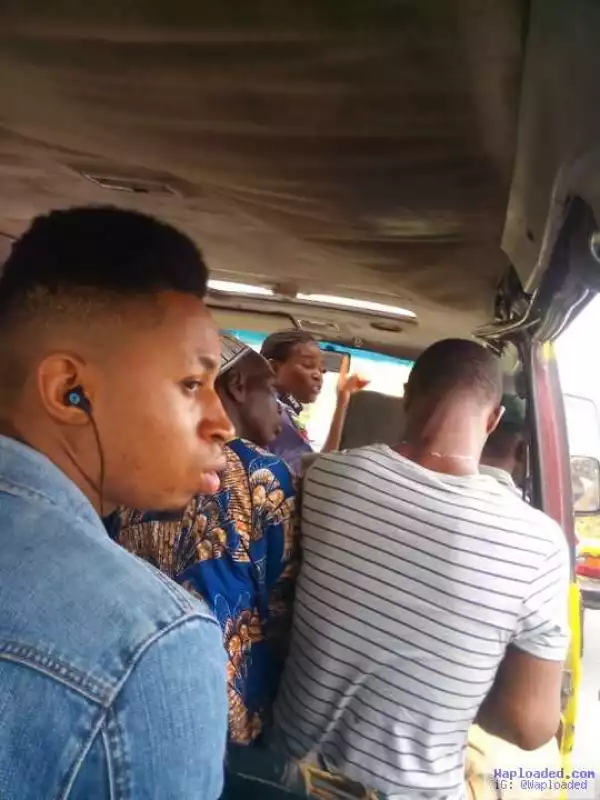 OMG!! See Who WAs Spotted Preaching In A Bus In Lagos Today